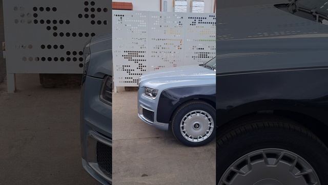 Эксклюзивный Аурус Сенат в двухцветной окраске кузова