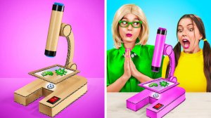 Лайфхаки для родителей: что можно смастерить из картона?