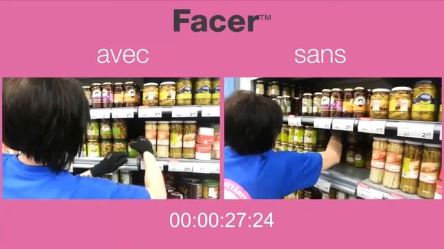 Facer™  - економія часу на мерчандайзинг 45%