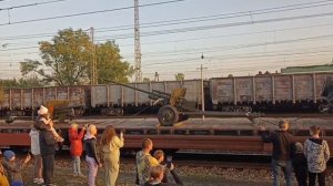 поезд Победы в Кузнецке