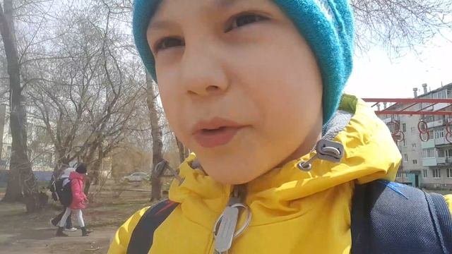 показываю свою школу и иду домой
