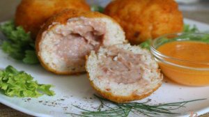 Куриные крокеты с паштетом