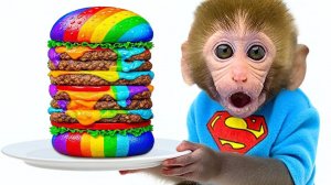 🐵Обезьянка Бон-Бон разыгрывает маленького друга и шалость кончилась сюрпризом! Фильм для детей