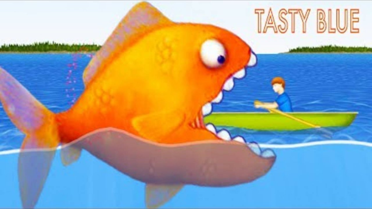 Tasty Blue СЪЕСТЬ ОКЕАН! Мультик игра для детей про РЫБКУ ОБЖОРУ похожая на СЪЕДОБНУЮ ПЛАНЕТУ смотреть онлайн