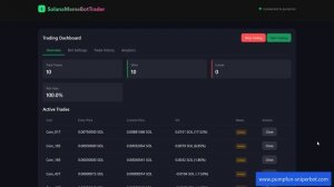 Solana MemeCoin Bot. Solana Trading Bot. Pumpfun Trading Bot!