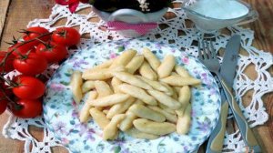 Картофельные галушки