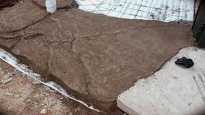 Изготовление отмостки. Продолжение.