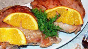 Индюшиные стейки с апельсином