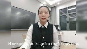 Русь, Александр Блок, читает Хуан Юйсинь