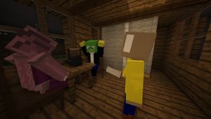 Сарай кокодлук баба Майнкрафт Лунтик пародия