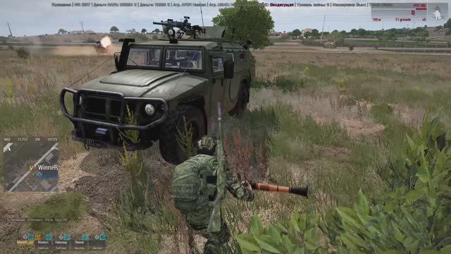 ARMA 3 antistasi mods RHS, не равные бои за превосходство.