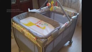 Детский манеж-кроватка