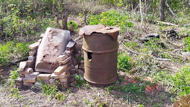 дачный участок, привожу в порядок
