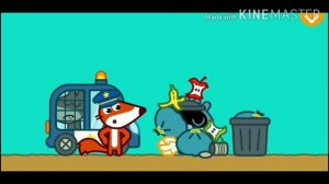 Funny Fox 🦊👮♂️Policeman🚔 funny animation for kids Pango Storytime / Лис Полицейский весёлый мульти