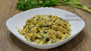 Яичница по-китайски. Яичница с грибами Эноки. Китайская кухня с Оксаной Валерьевной.