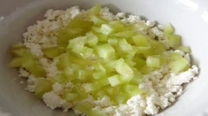 Тосты с творогом и болгарским перцем