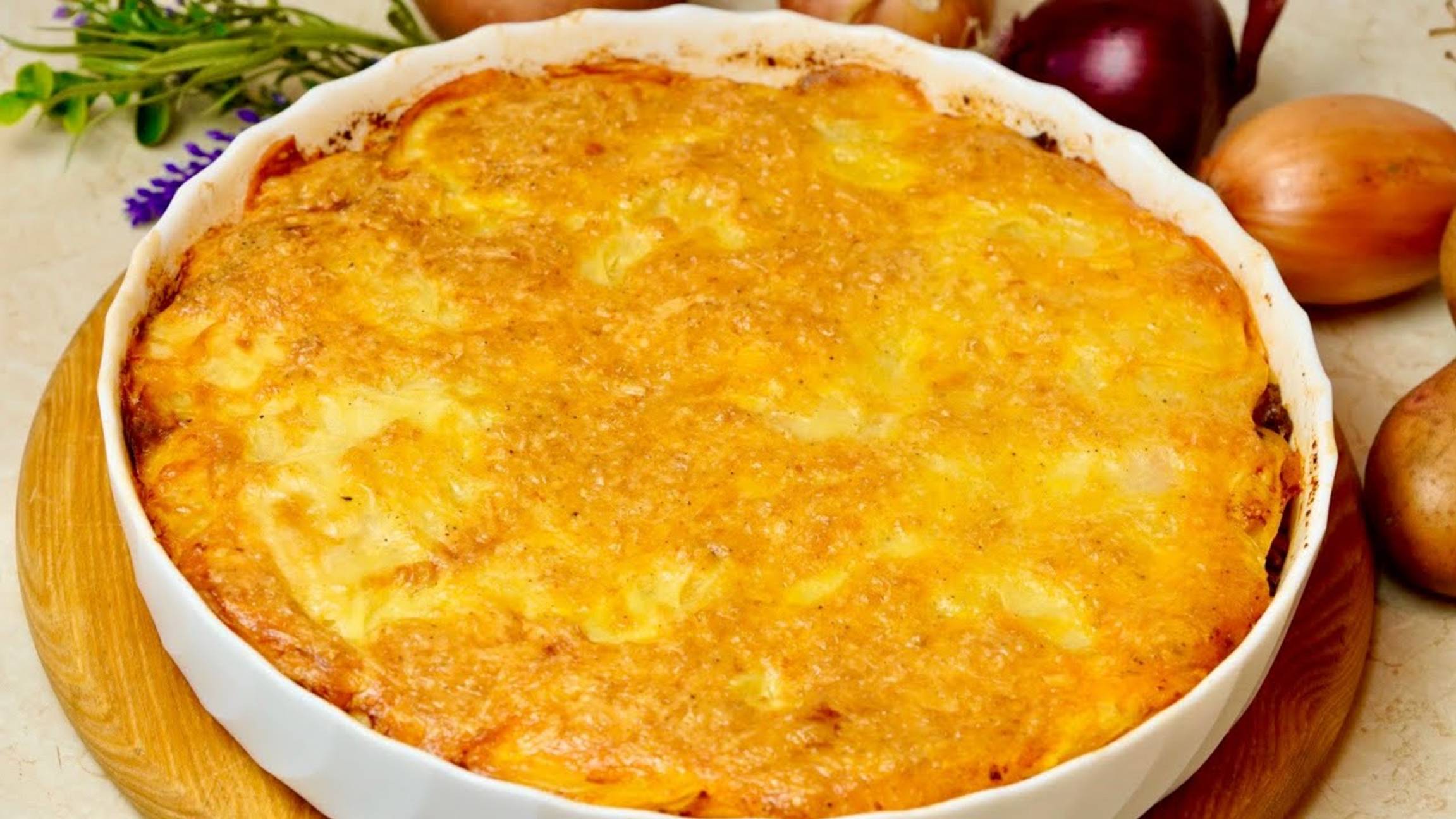 КАРТОФЕЛЬ с ФАРШЕМ в духовке! Картофельная запеканка с фаршем. ВКУСНОТА из фарша и картофеля