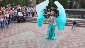 танец с веелами Belly Dance Open Air