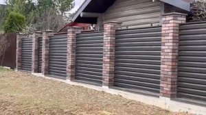 Забор-жалюзи Хард двухсторонний