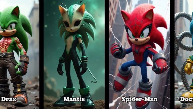 Слияние героев и злодеев Sonic & Marvel