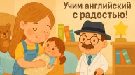 🎀 Песенка про куклу и заботливую Полли — Учим английский! 🎵👧