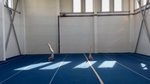 ЖП 2 спортивный, Романовская Арина - Иванова Марина, КСШОР, Балансовое упражнение