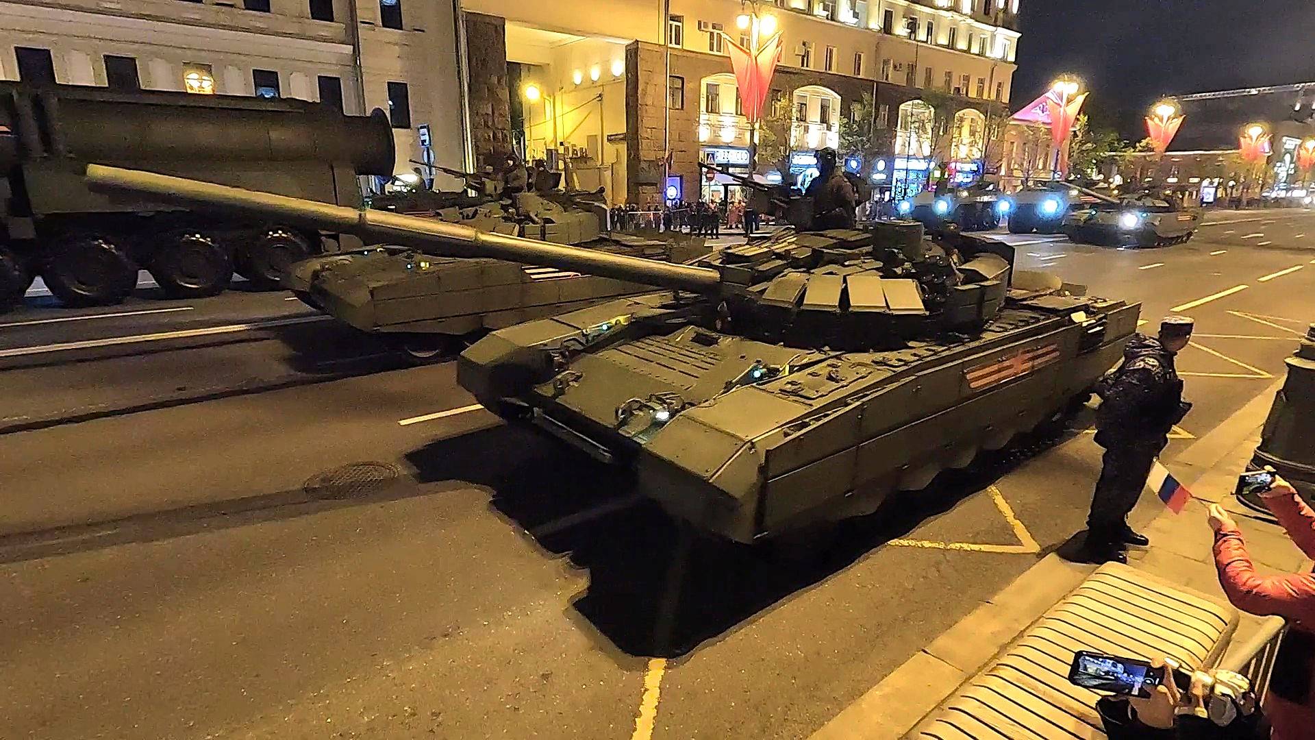 Танки на Тверской 3 мая 2025. Репетиция Парада Победы.