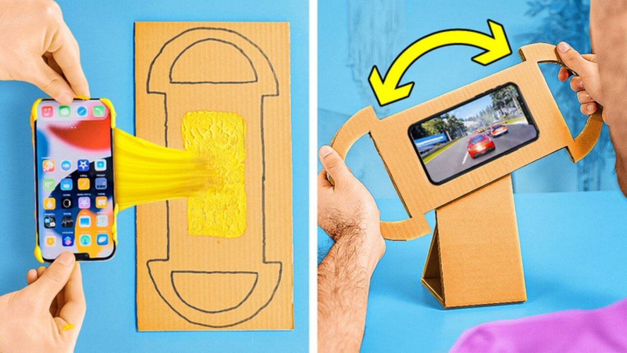 Картонные гаджеты? Простые DIY-проекты из картона 📦