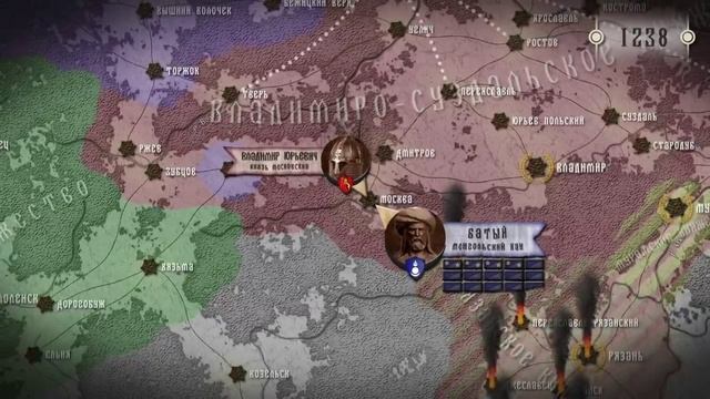 История России. Маховик Истории. Монгольское Нашествие. 9. Взятие Москвы. Укрепления Владимира
