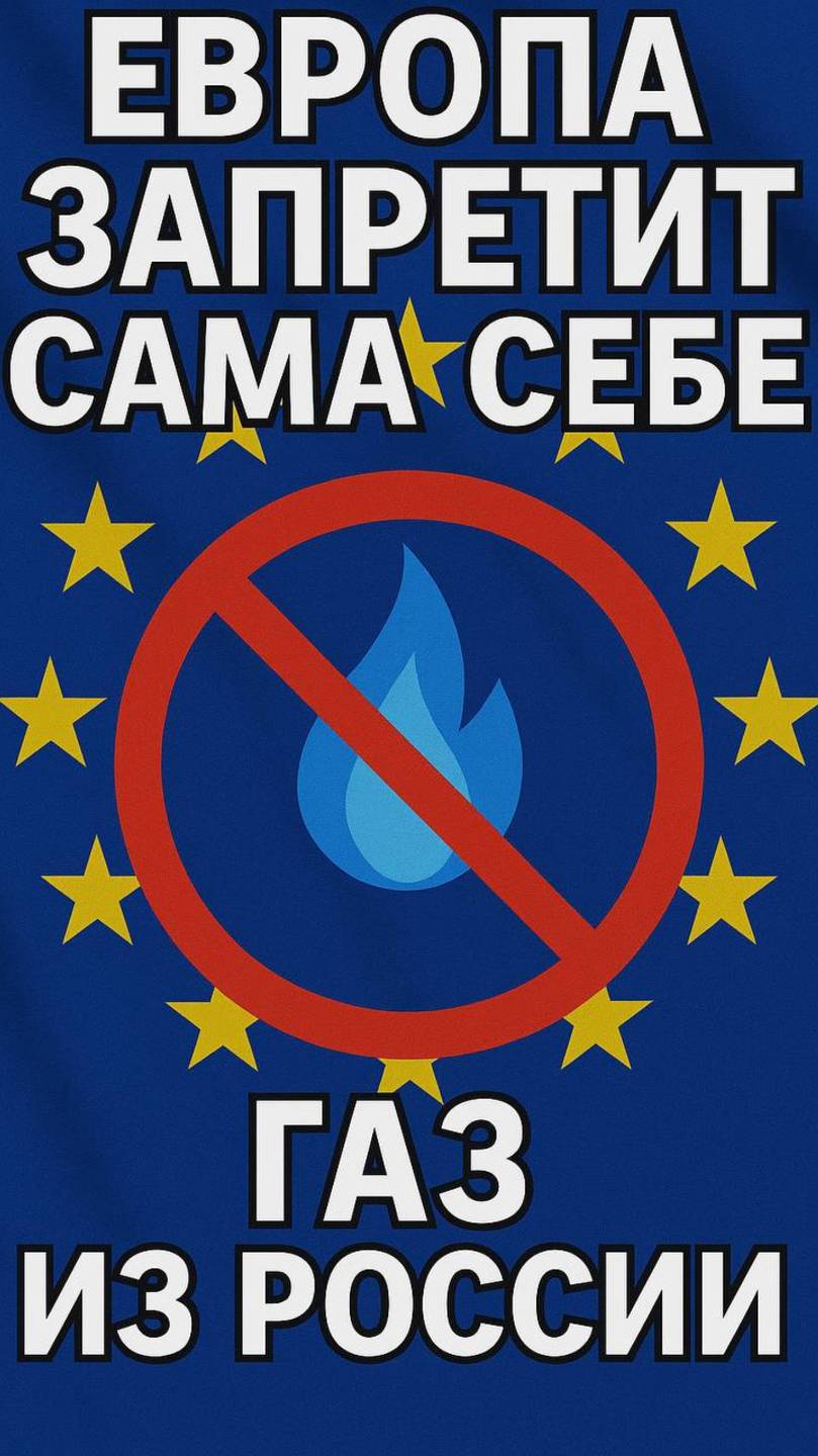 Европа запретит себе газ из России! Будет большая война в Европе? Газовое эмбарго. Новости СВО.