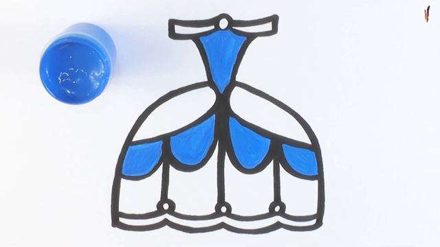 Нарисуем вместе с девочками красивое платье смотреть онлайн