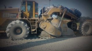 Стабилизация грунта минеральным вяжущим(цемент).