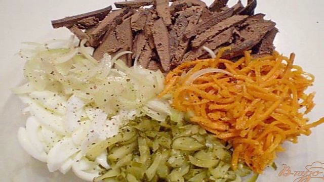 Салат Печеночный