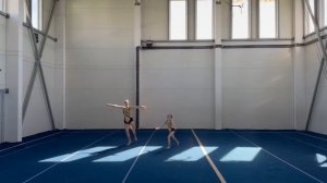 ЖП 2 спортивный, Ноак Оливия - Косых Елизавета, МАУДО ДТДиМ, Балансовое упражнение