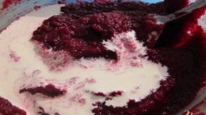 Свекольный веррин с пикантными сливками