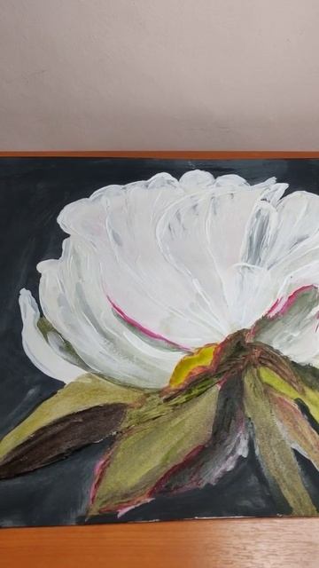 Пион.#творчество #пробуем #рисунок #картина #техника смотреть онлайн