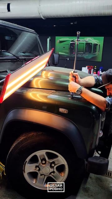 Наш мастер из центра на Рублёвском шоссе, 48/1 — удалил вмятины на LAND ROVER 🔥 #PDR #ДЕЛАЙРОВНО