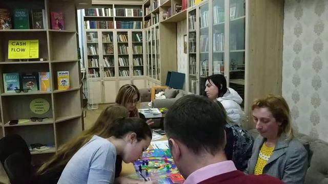 Воскресный тренинг в отличной компании, за игрой Cashflow