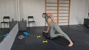 пилатес с гантелями