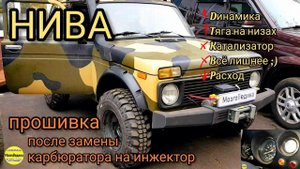 нИВА 1.6 л, 8 кл. с мотором от Классики. Прошивка  Евро-0 ЭБУ после замены карбюратора на инжектор.
