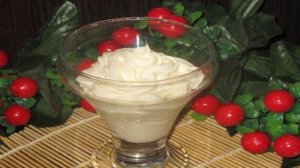 Густой крем из сметаны для украшения панкейков и кексов без загустителей