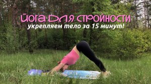Йога для стройности | Укрепляем мышцы всего тела за 15 минут