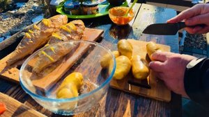 ТУНЕЦ НА МАНГАЛЕ ПО ДЕРЕВЕНСКИ