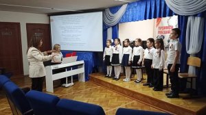 Открытый урок преподавателя Ким Т. В., хоровое пение, 1 класс