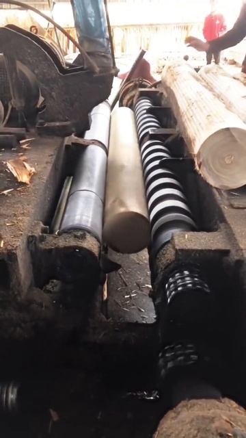 Уникальный станок производит фанеру, обработка древе? смотреть онлайн