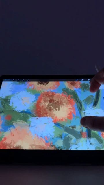 Детали картины "Цветы на окне" #shorts #shortsvideo #art #like #drawing #pa смотреть онлайн