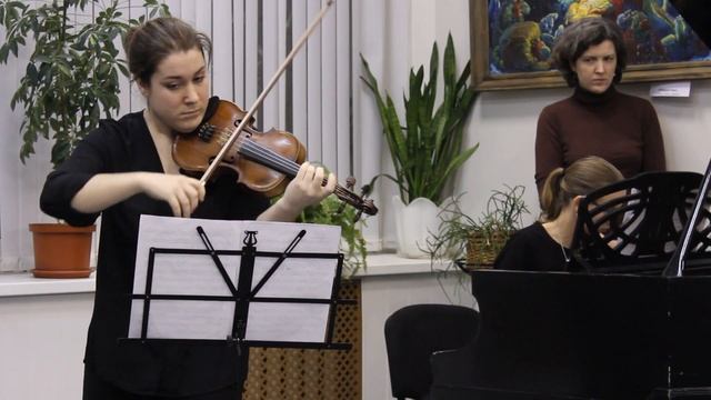 София Кибрик и София Суханова - Соната Моцарта G-Dur для скрипки и фортепиано