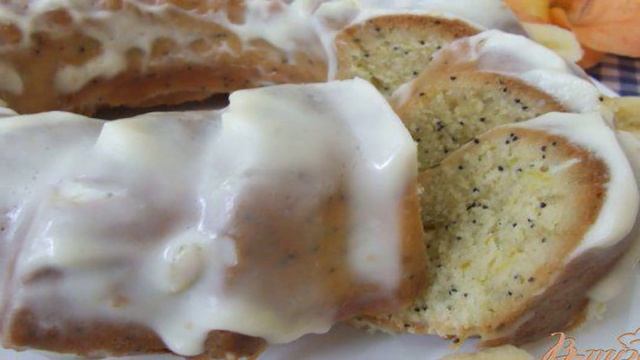 Лимонный кекс с маком