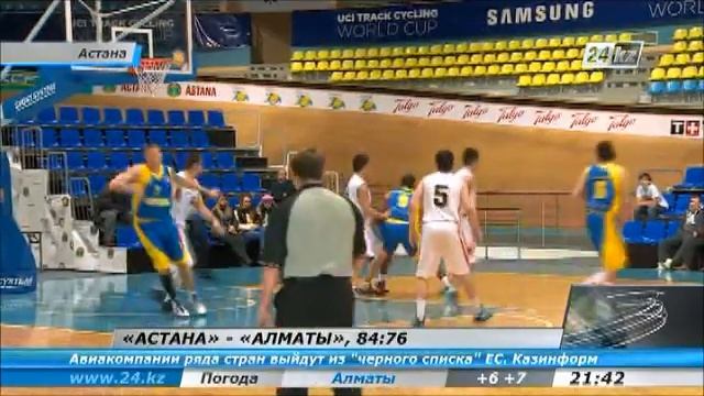 «Астана» обыграла команду «Алматы» смотреть онлайн