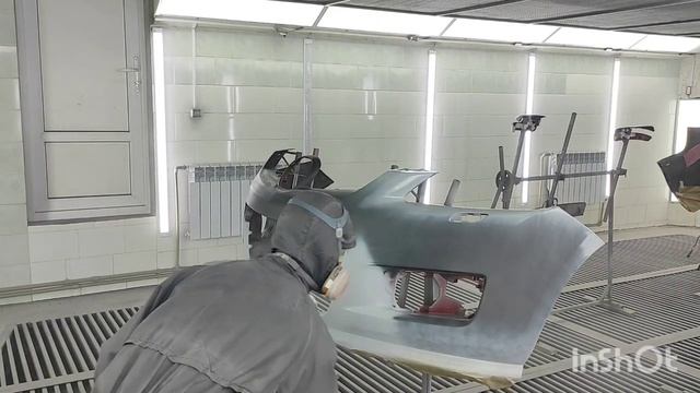 техника нанесения грунта мокрым по мокрому на пластик смотреть онлайн